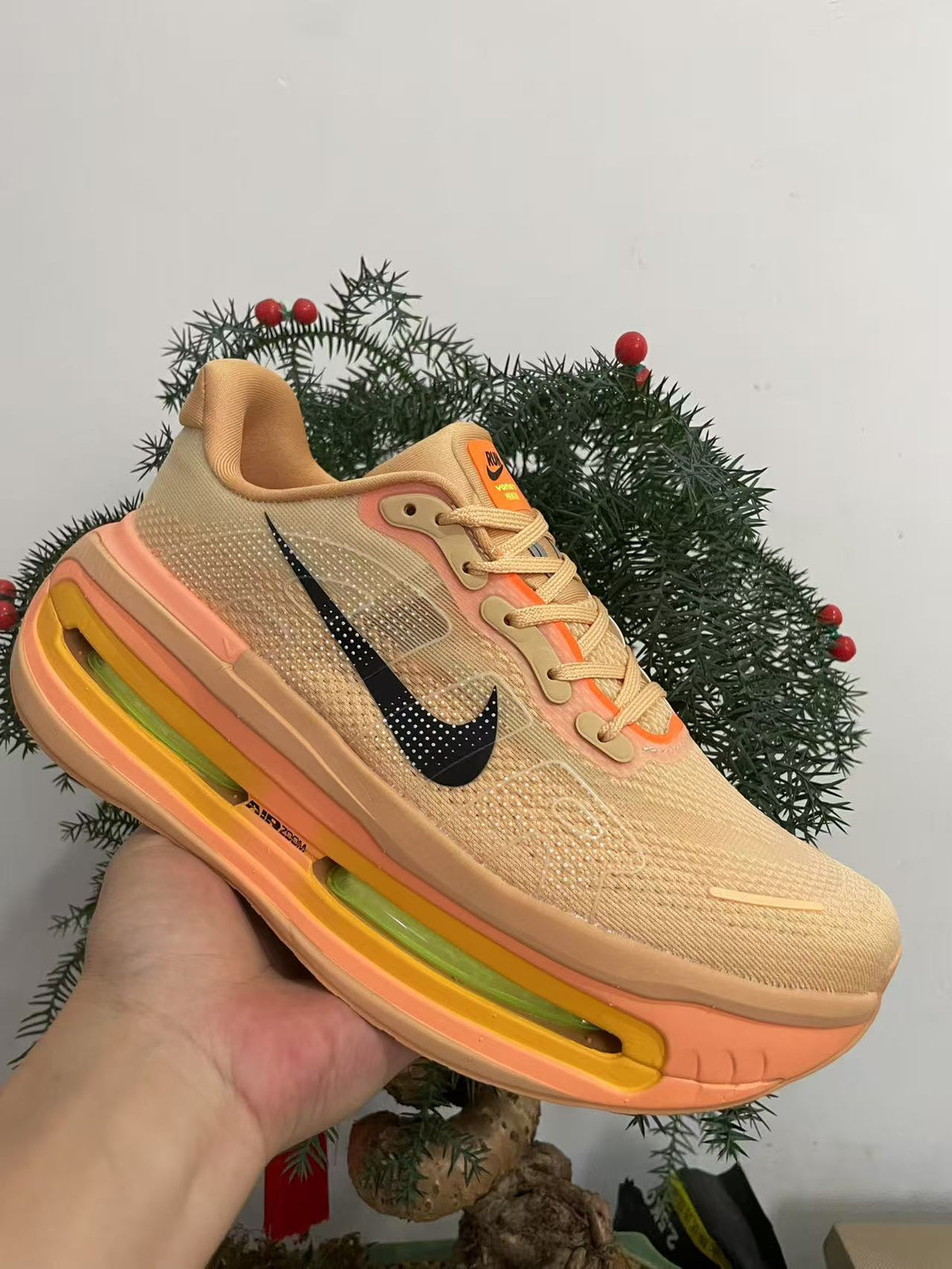 Vomero Premium Running Shoes – Peach & Beige